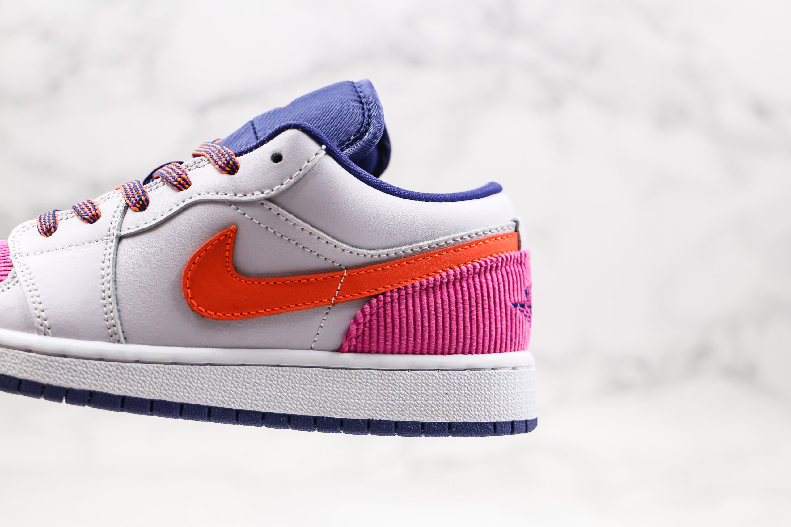 Nike Air Jordan 1 Low GS" Pink Corduroy" 2026 | Drip Kickz Nike Air Jordan 1 Low GS" Pink Corduroy" - Image 4