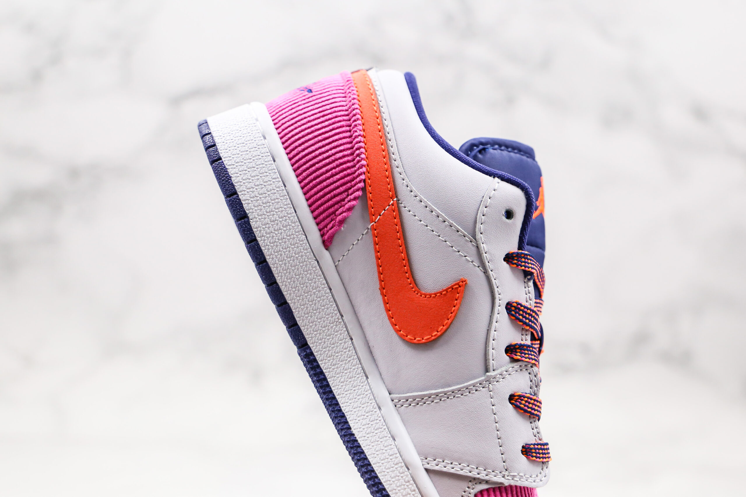 Nike Air Jordan 1 Low GS" Pink Corduroy" 2026 | Drip Kickz Nike Air Jordan 1 Low GS" Pink Corduroy" - Image 5