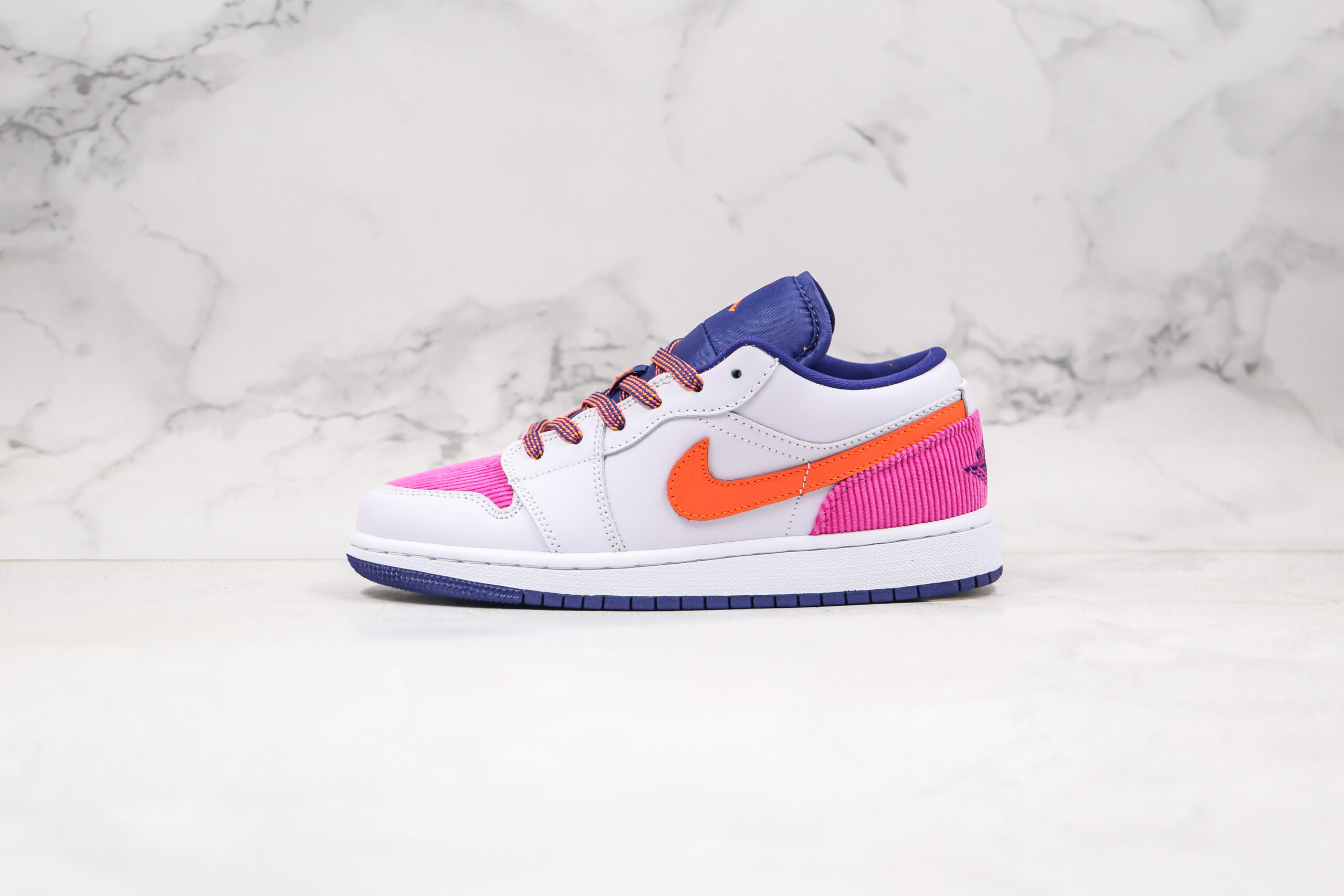 Nike Air Jordan 1 Low GS" Pink Corduroy" 2026 | Drip Kickz Nike Air Jordan 1 Low GS" Pink Corduroy"