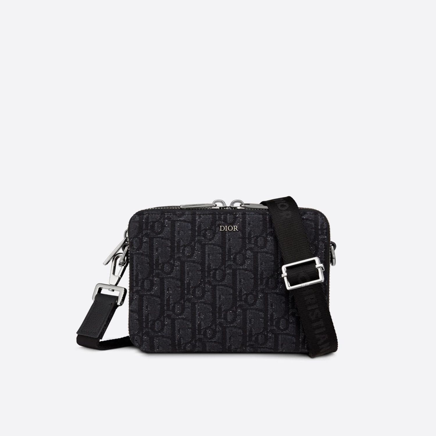 DIOR POUCH WITH SHOULDER STRAP – BLACK 2026 | Drip Kickz DIOR POUCH WITH SHOULDER STRAP – BLACK