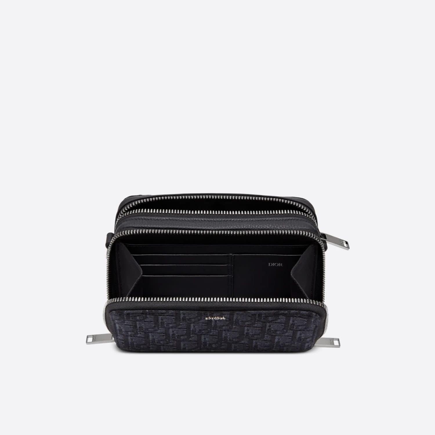 DIOR POUCH WITH SHOULDER STRAP – BLACK 2026 | Drip Kickz DIOR POUCH WITH SHOULDER STRAP – BLACK - Image 3