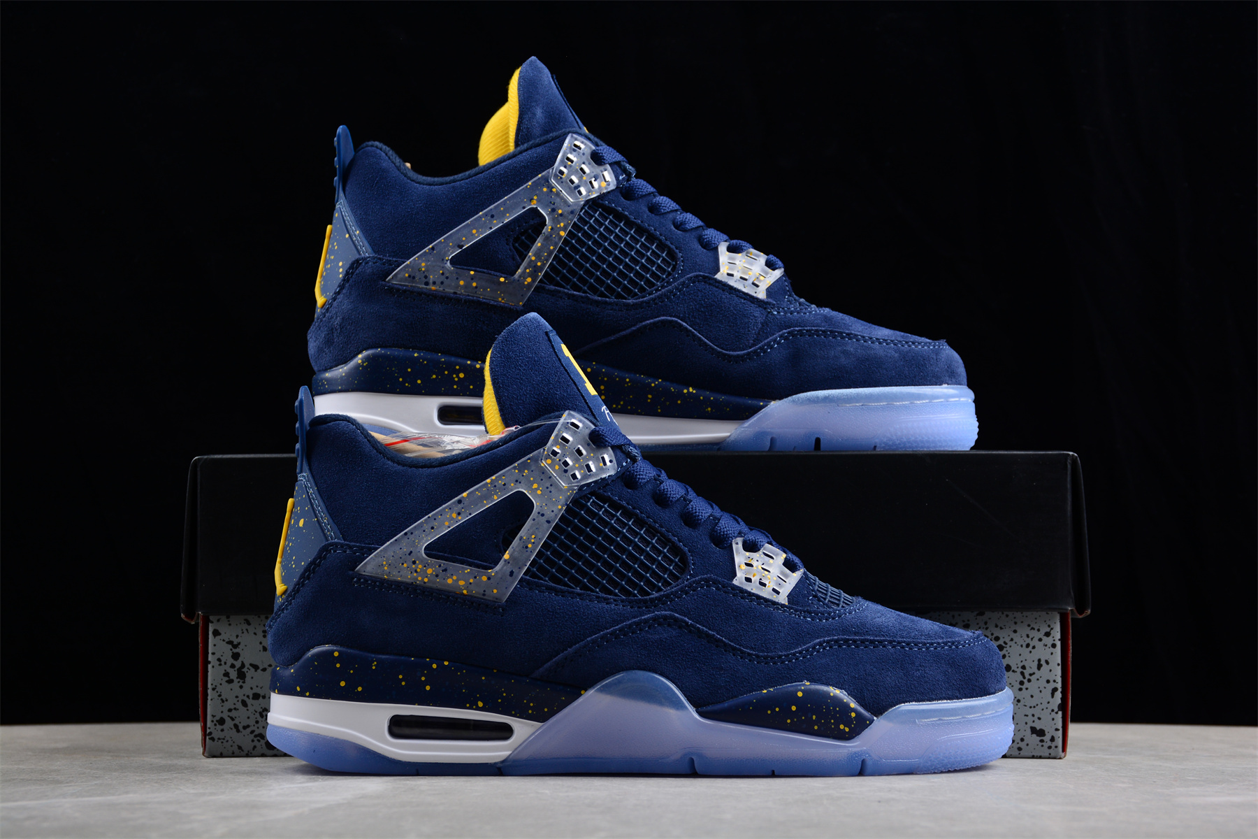 Nike Air Jordan 4 Retro Michigan Pe Drip Kickz