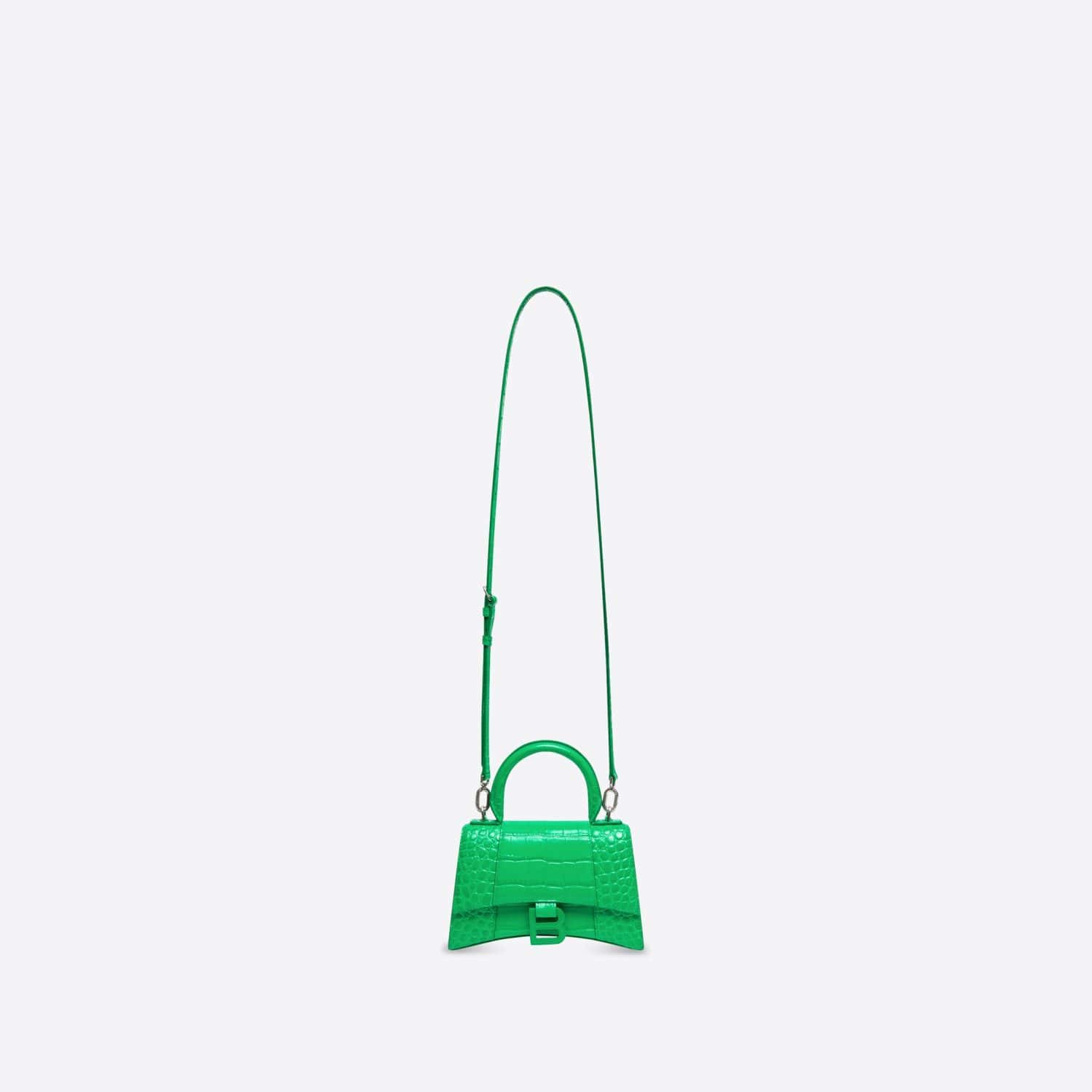 HOURGLASS SHOULDER BAG – GREEN CROCODILE 2026 | Drip Kickz HOURGLASS SHOULDER BAG – GREEN CROCODILE - Image 4
