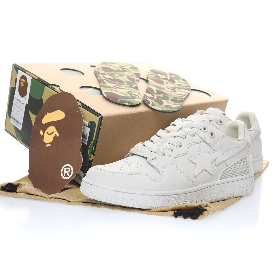 Bape Sk8 Sta White 2026 | Drip Kickz Bape Sk8 Sta White