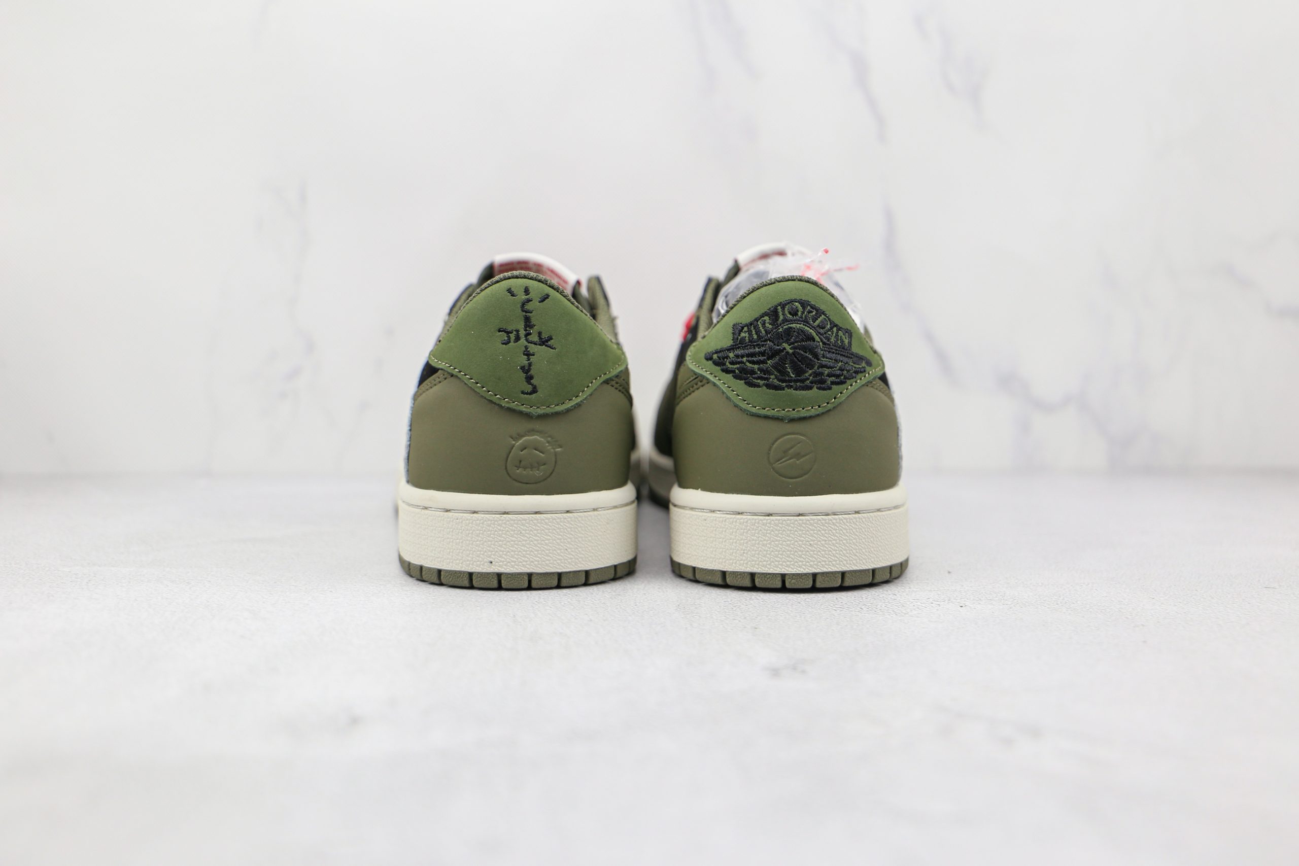 NIKE Air Jordan 1 Low Barb army green 2026 | Drip Kickz NIKE Air Jordan 1 Low Barb army green - Image 5