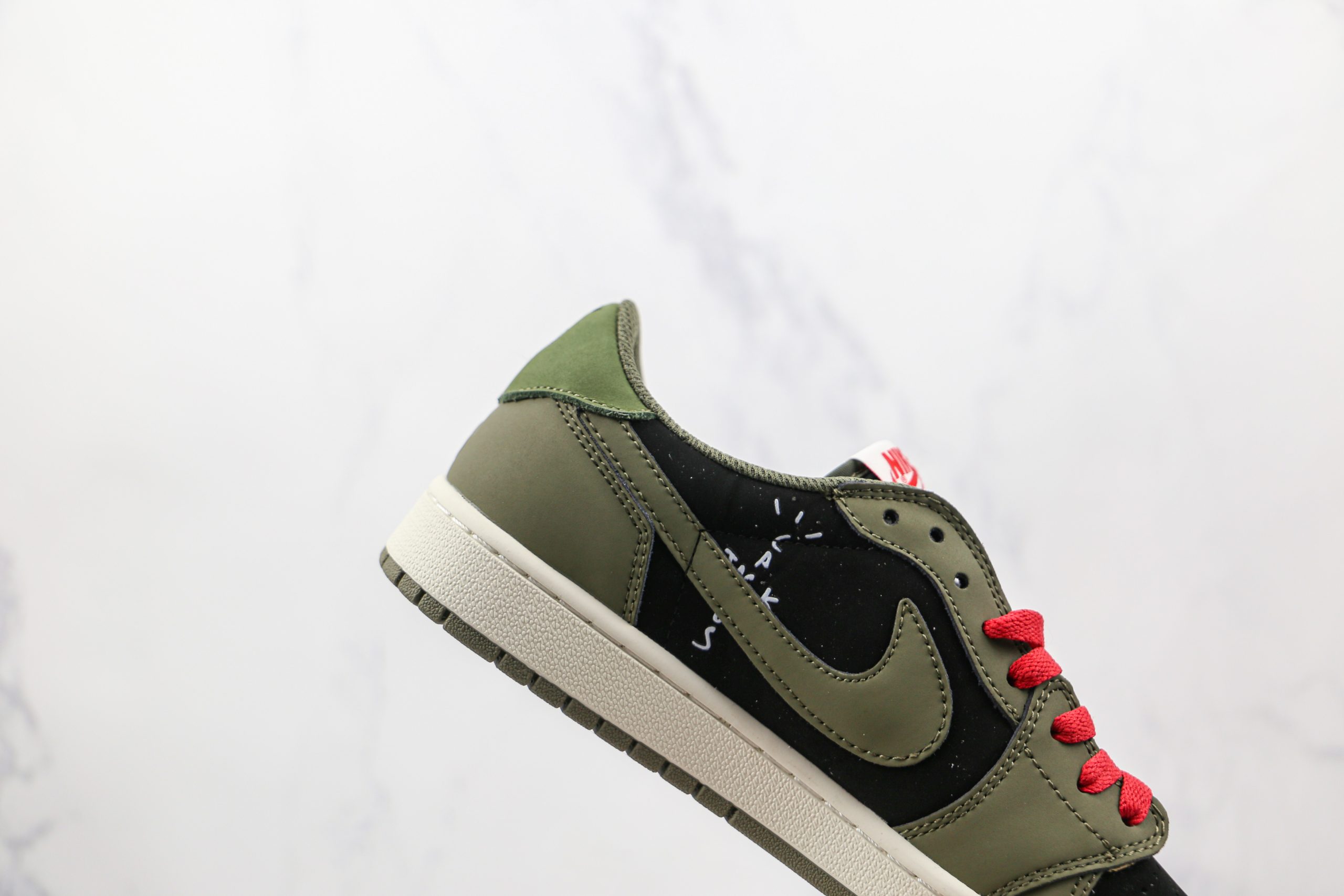 NIKE Air Jordan 1 Low Barb army green 2026 | Drip Kickz NIKE Air Jordan 1 Low Barb army green - Image 3