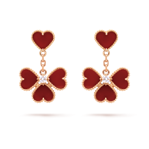 Sweet Alhambra effeuillage earrings