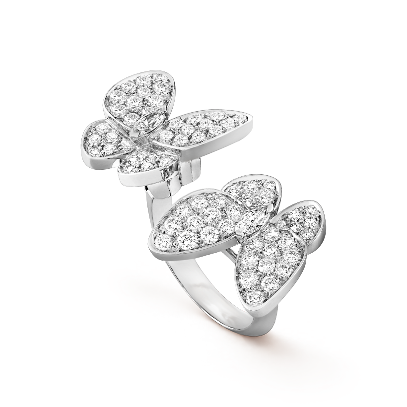 Two Butterfly Between the Finger ring 2026 | Drip Kickz Two Butterfly Between the Finger ring
