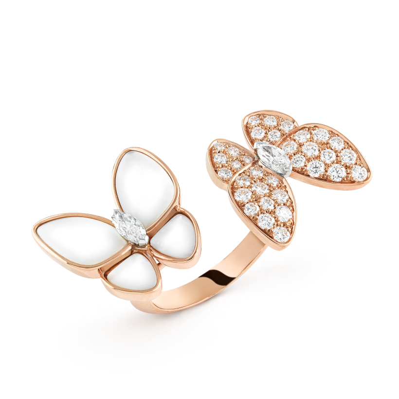 Two Butterfly Between the Finger ring 2026 | Drip Kickz Two Butterfly Between the Finger ring