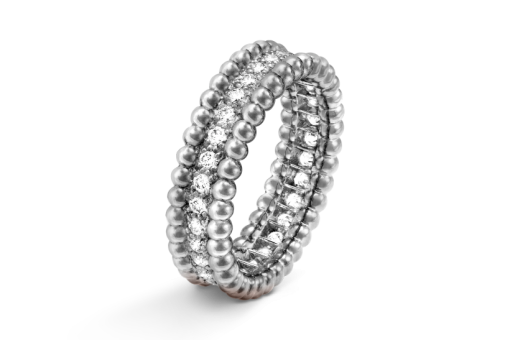 Perlée diamonds ring
