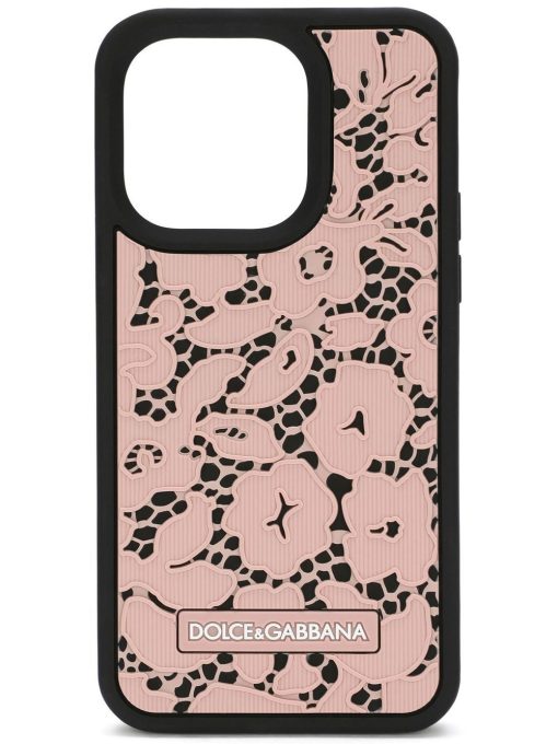 DG Floral-lace iPhone 14 Pro case - Image 2