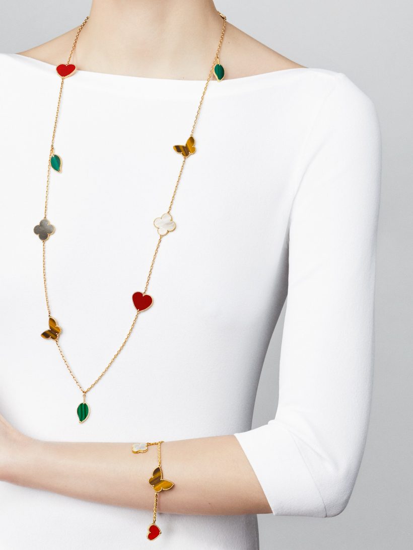 Langes Collier Lucky Alhambra Necklace 2026 | Drip Kickz Langes Collier Lucky Alhambra Necklace - Image 2