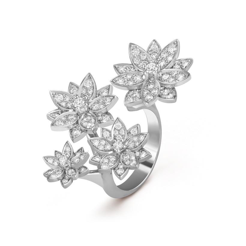 Lotus Between the Finger ring, 4 flowers 2026 | Drip Kickz Lotus Between the Finger ring, 4 flowers