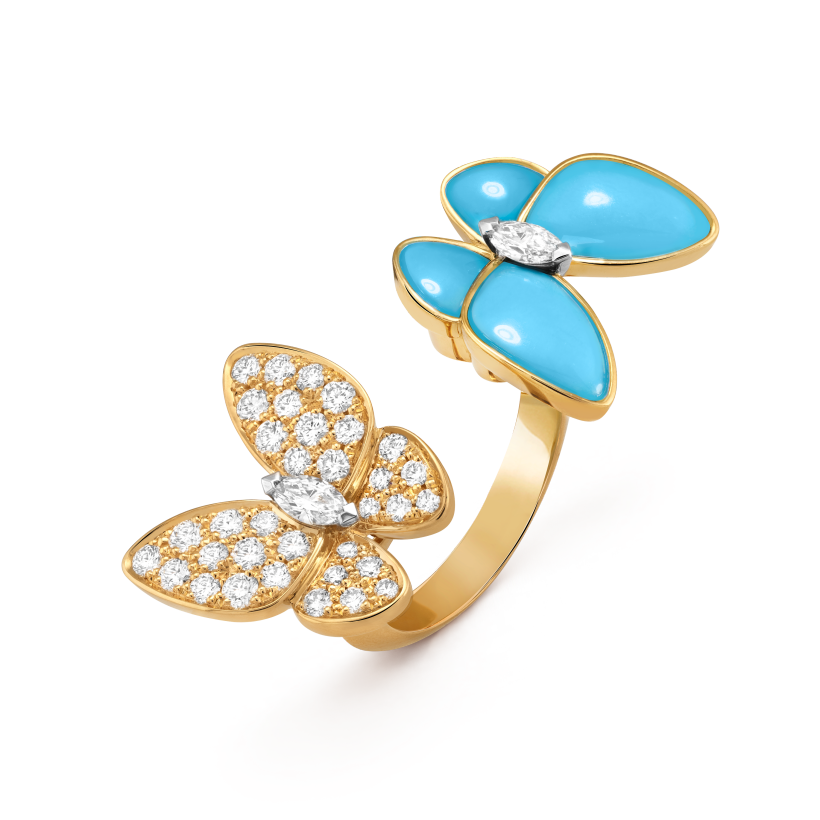 Two Butterfly Between the Finger ring 2026 | Drip Kickz Two Butterfly Between the Finger ring
