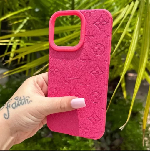 LV Hot Pink iPhone Case