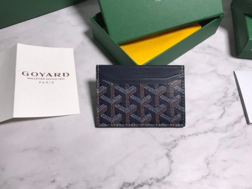 Goyard Card Holder Wallet Black for Men