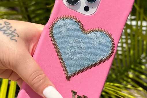 LV LPink V iPhone Case 2025