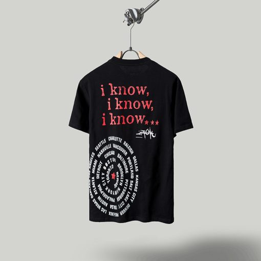 Travis Scott I Know T-Shirt Black - Image 2