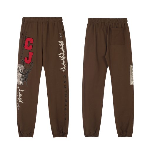 Travis Scott Flare Sweatpants Brown