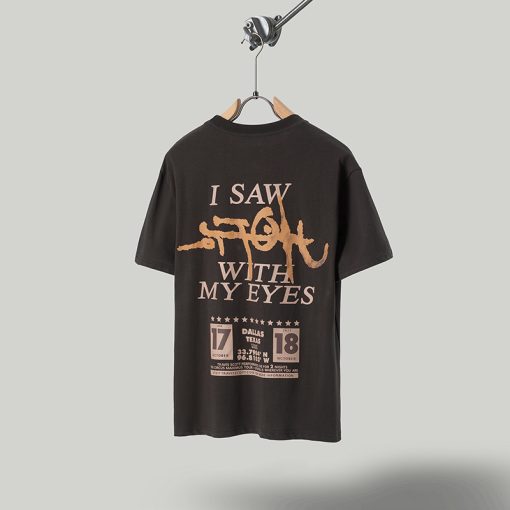 Travis Scott Graffiti T-Shirt Dark Brown - Image 2