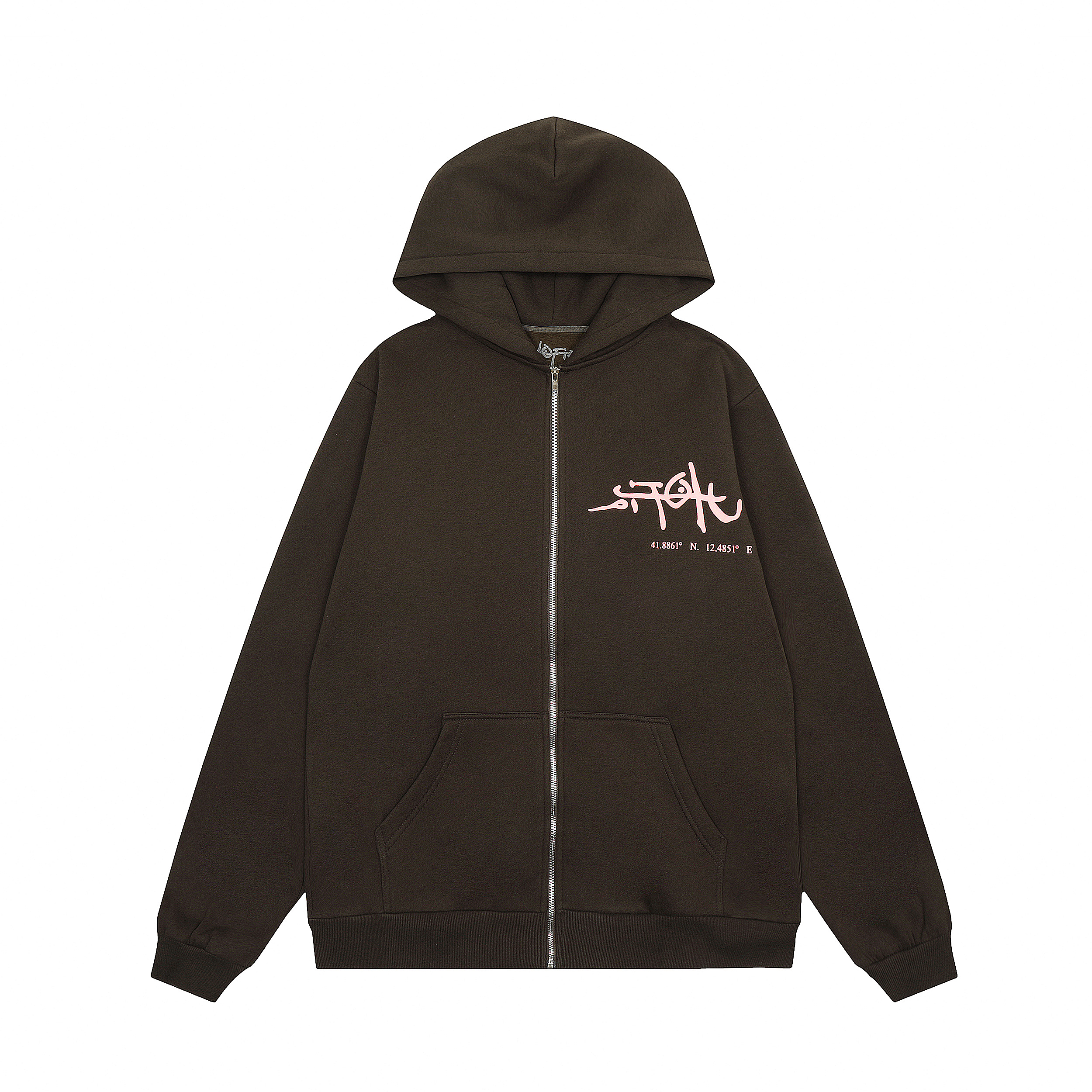 Travis Scott Utopia Circus Zip Hoodie Brown 2026 | Drip Kickz Travis Scott Utopia Circus Zip Hoodie Brown - Image 2