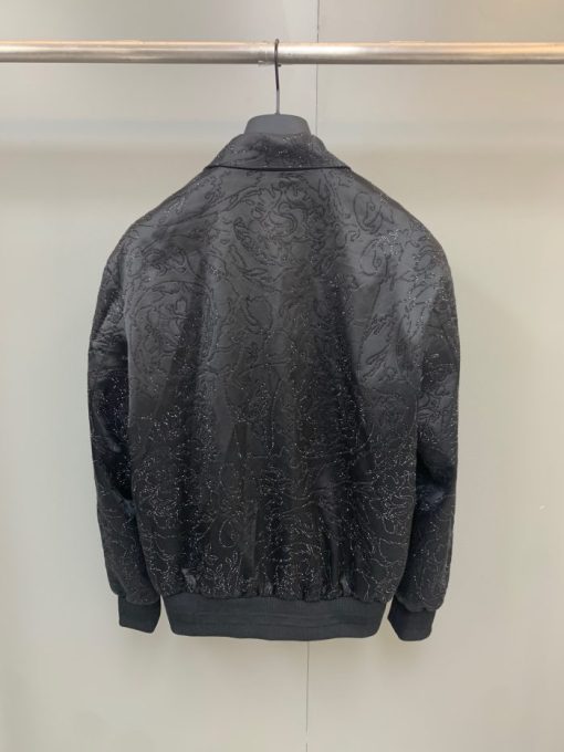 Versace Jacket Full Black - Image 2