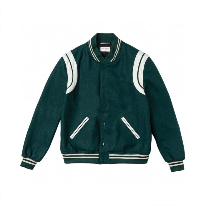 Yves Saint Lauren Jacket Green White 2026 | Drip Kickz Yves Saint Lauren Jacket Green White