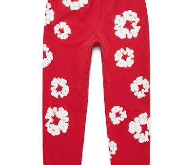 Denim Tears The Cotton Wreath Sweatpant Red 2025