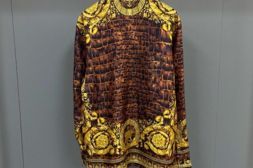 Versace Shirt Brown Yellow 2025