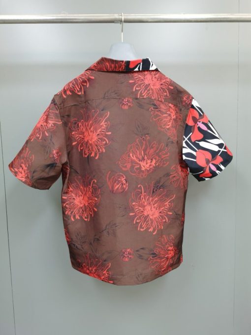 Prada Shirt Two Part Red Multi Color - Image 2