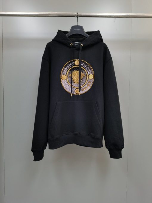 Versace Hoodie Black Gold