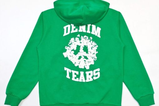 Denim Tears Zip Hoodie Green 2025