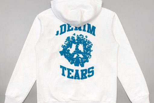 Denim Tears Zip Hoodie White 2025