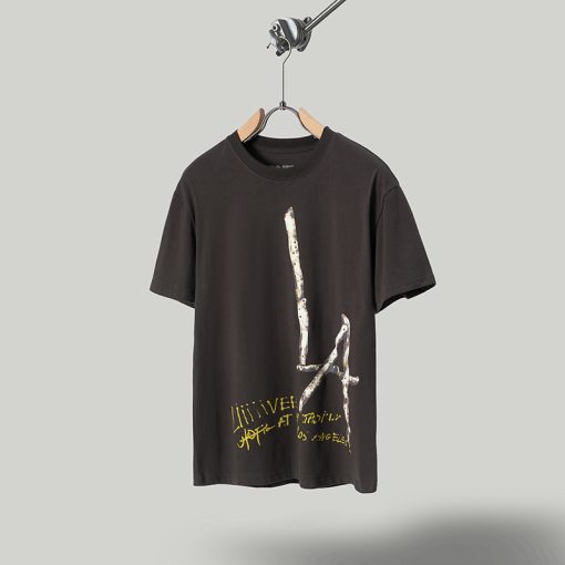 Travis Scott Graffiti T-Shirt Dark Brown