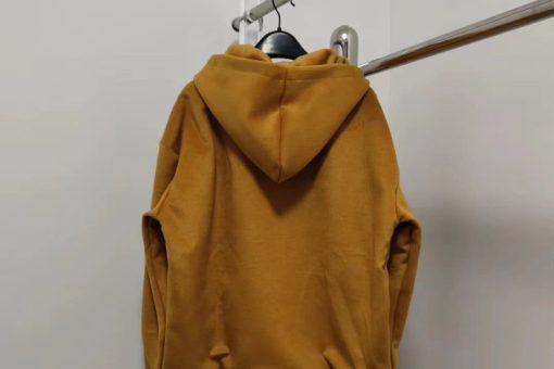 Yellow velvet hoodie 2025