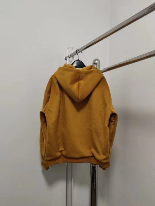 Yellow velvet hoodie - Image 2