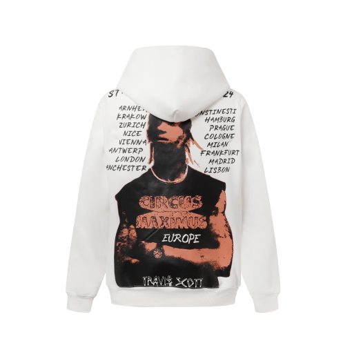 Travis Scott Utopia Circus Hoodie White - Image 2