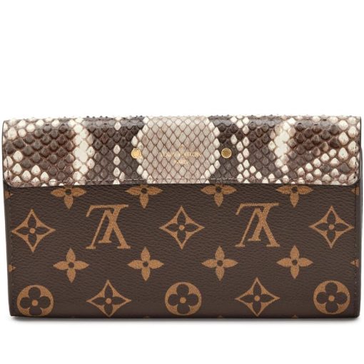 LV Python and Brown Monogram Pallas Bag - Image 2