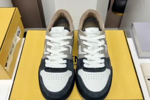 Fendi Match Low Top Sneaker White Black 2025