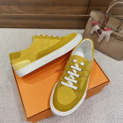 Hermes Deep Sneaker Yellow - Image 2