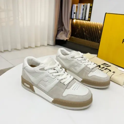 Fendi 2024SS Sneaker White Grey - Image 2