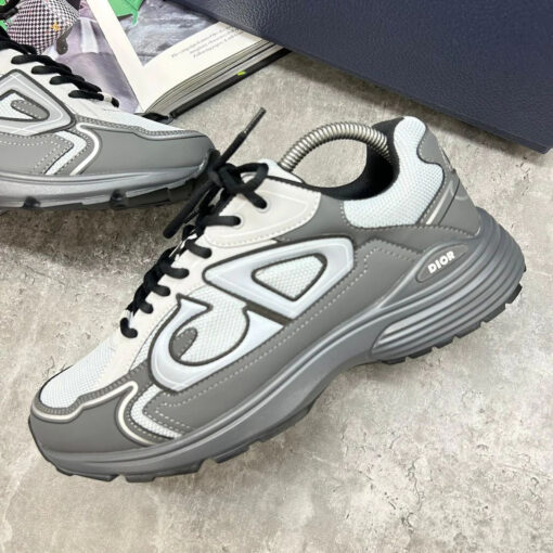 Dior B30 - TRAINER Gray Brilliant-Finish Technical Fabric - Image 2