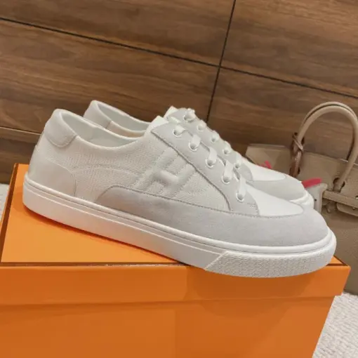 Hermes Deep Sneaker White