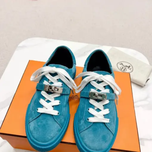 Hermes Day Sneaker Blue - Image 3