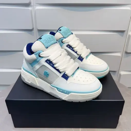 Amiri MA-1 Bread  Sneaker White Baby Blue - Image 5