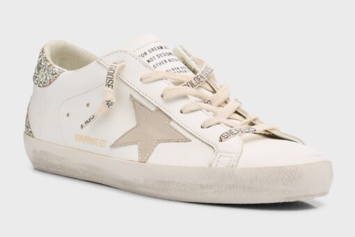 Golden Goose - Superstar Glitter Leather Low-Top Sneakers 2025