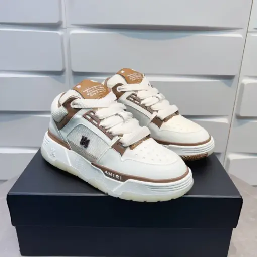 Amiri MA-1 Bread  Sneaker White Brown - Image 6