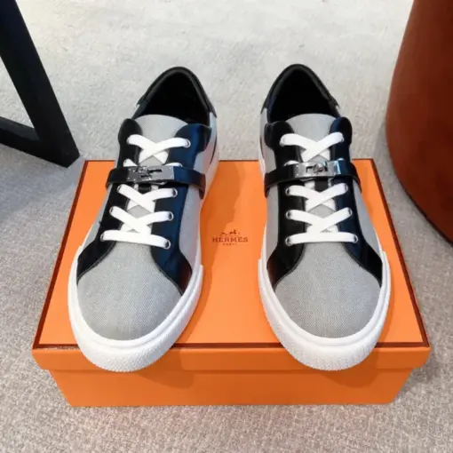 Hermes Day Sneaker Grey Black - Image 4