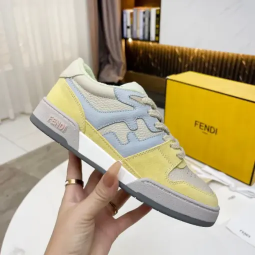 Fendi 2024SS Sneaker Yellow Ice Blue