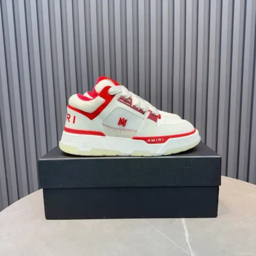 Amiri MA-1 Bread  Sneaker White Red - Image 4